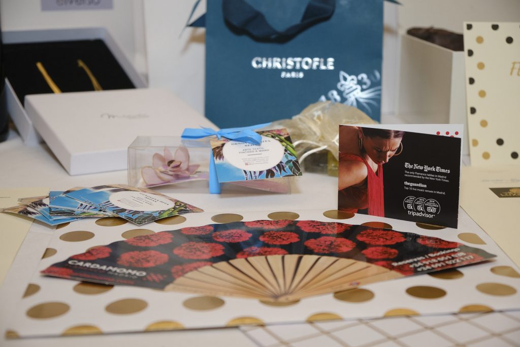 Productos sorteados en la rifa solidaria