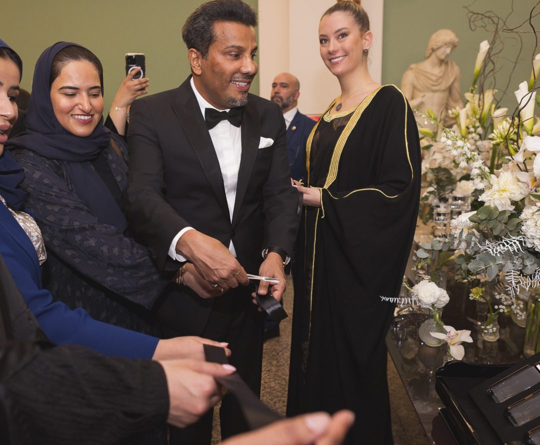 Maryam Al Nasr y el Embajador de Qatar, el Excmo. Sr. Abdalla Al-Hamar